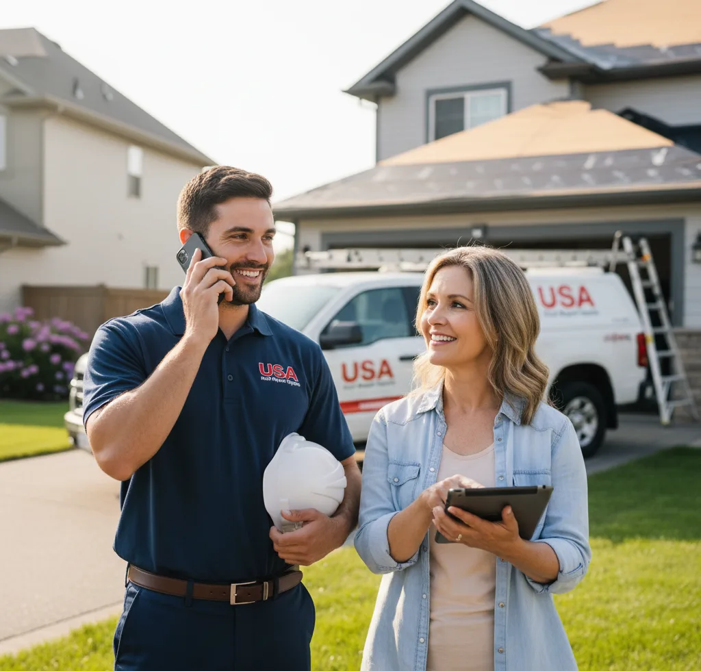 USA Roof Repair Experts customer support in Mars